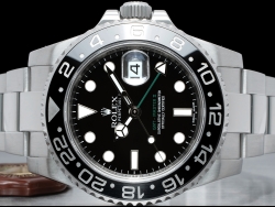 Rolex GMT-Master II Oyster Black Ceramic Bezel - Rolex Guarantee 116710LN 